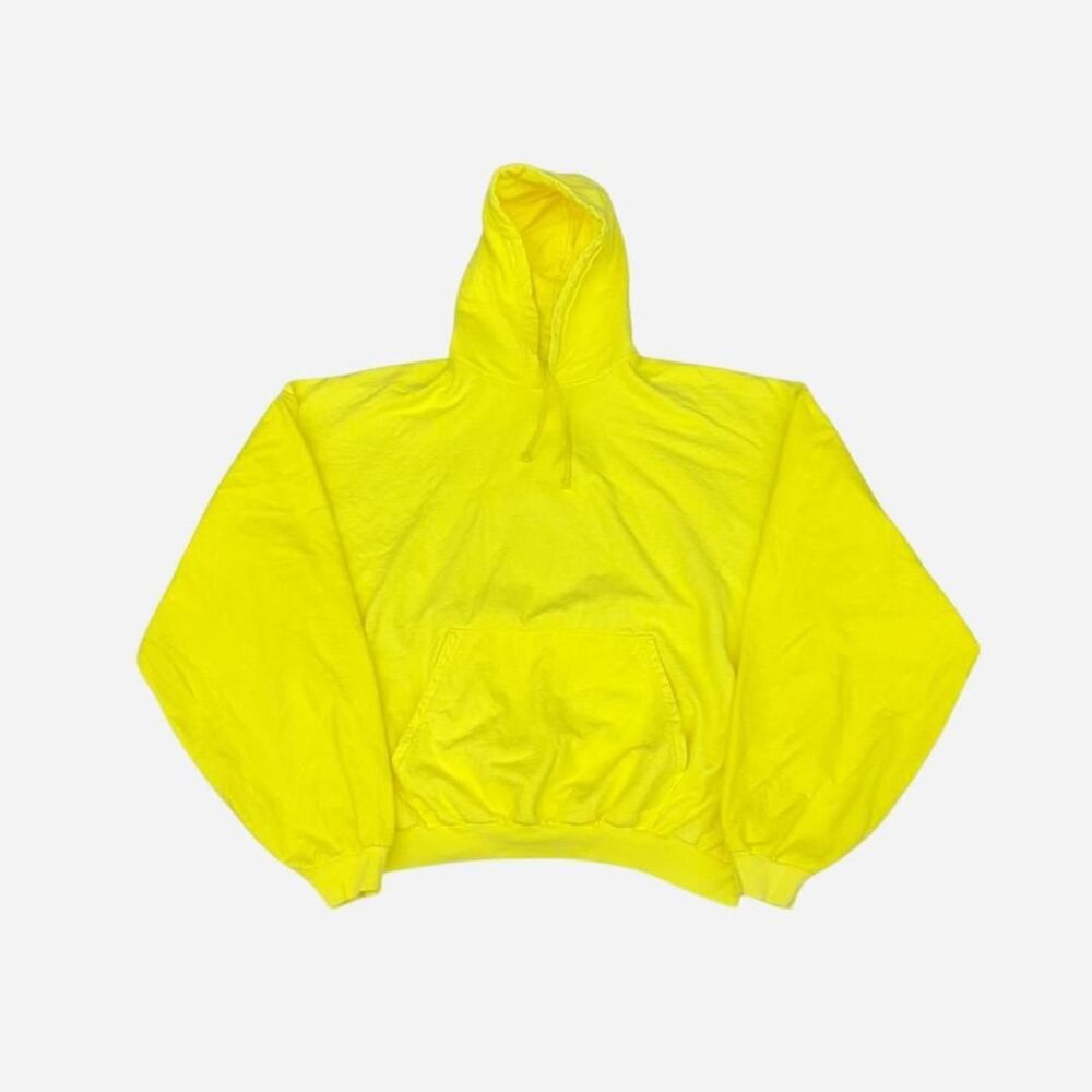 Sample Yeezy HD-01 Hoodie Neon Yellow SoFi Stadium Merch (New w/ Flaws)